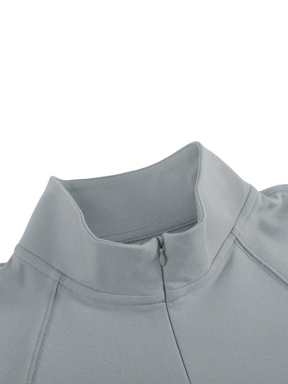 Women's Quarter-Zip Yoga T-Shirt