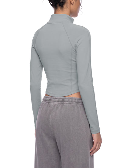 Women's Quarter-Zip Yoga T-Shirt